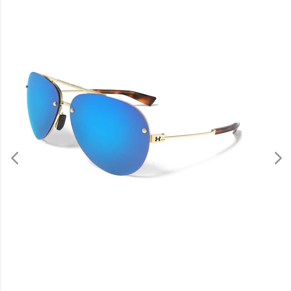 Under Armour blue/gold aviator sunglasses - NWOT
